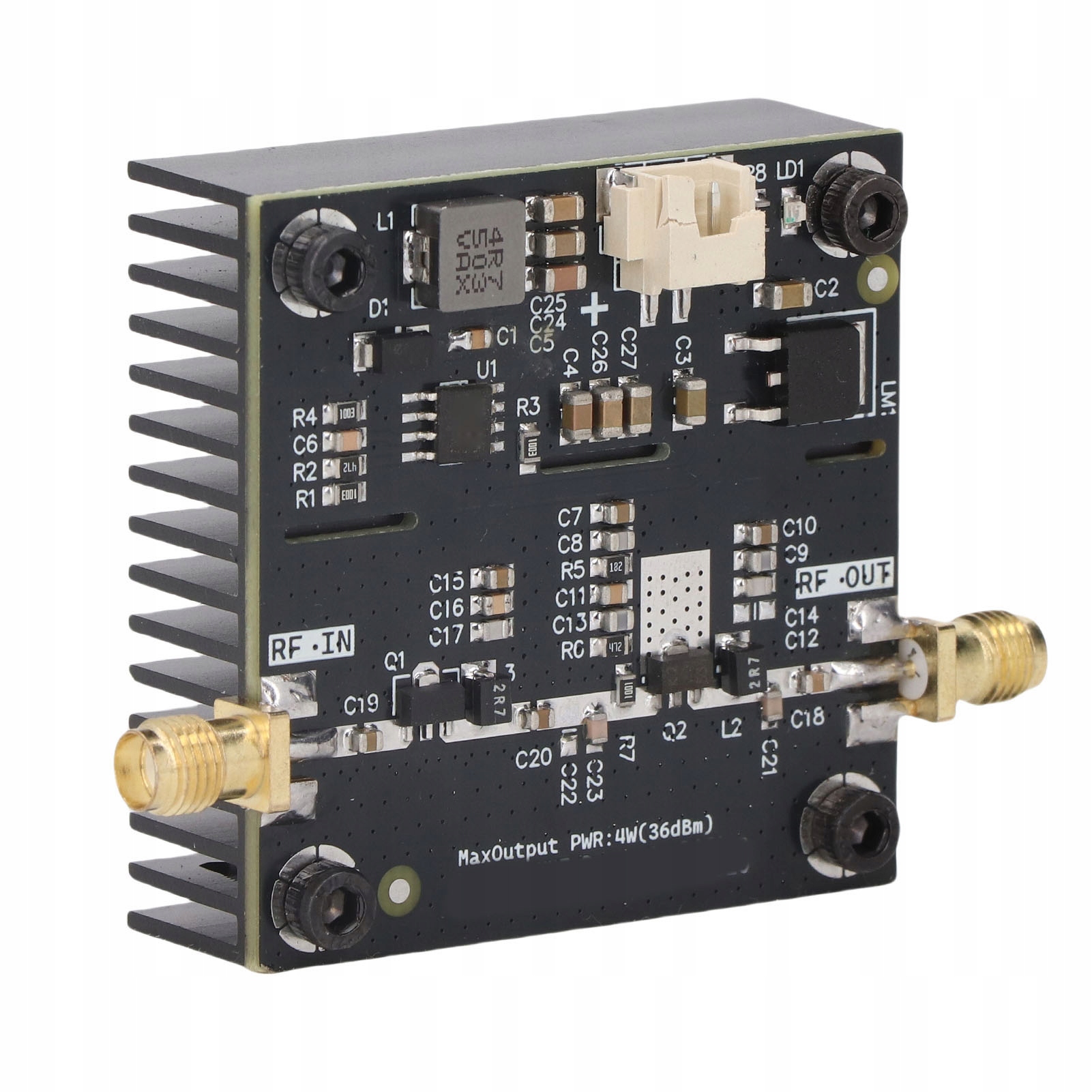 Deska Zesilovače Výkonu Rf 0.5-800 Mhz 15 W Pro Pásma Fm Hf Vhf A Uhf