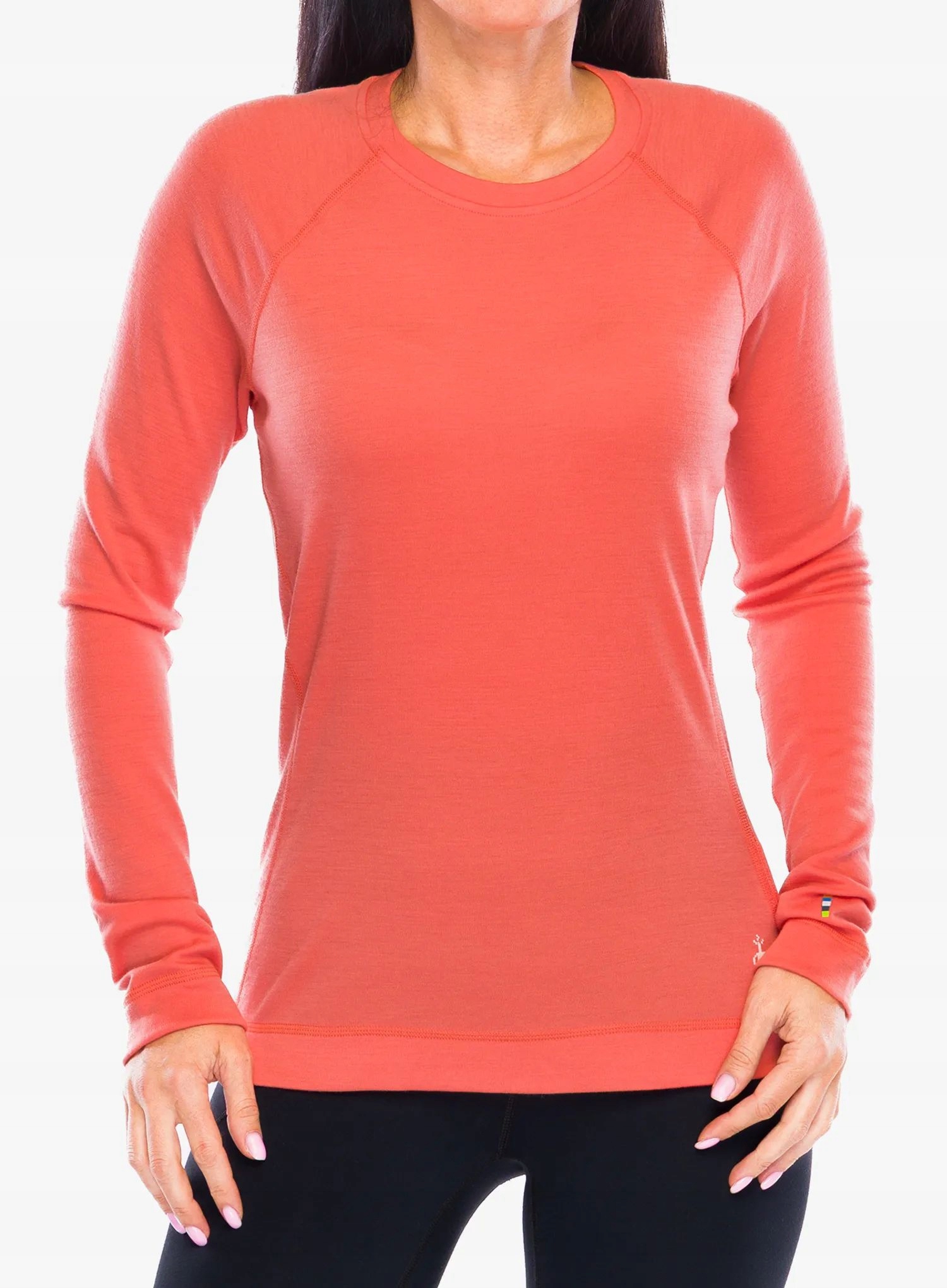 Mikina termoaktivní mikina Smartwool Merino 250 Baselayer Crew coral S