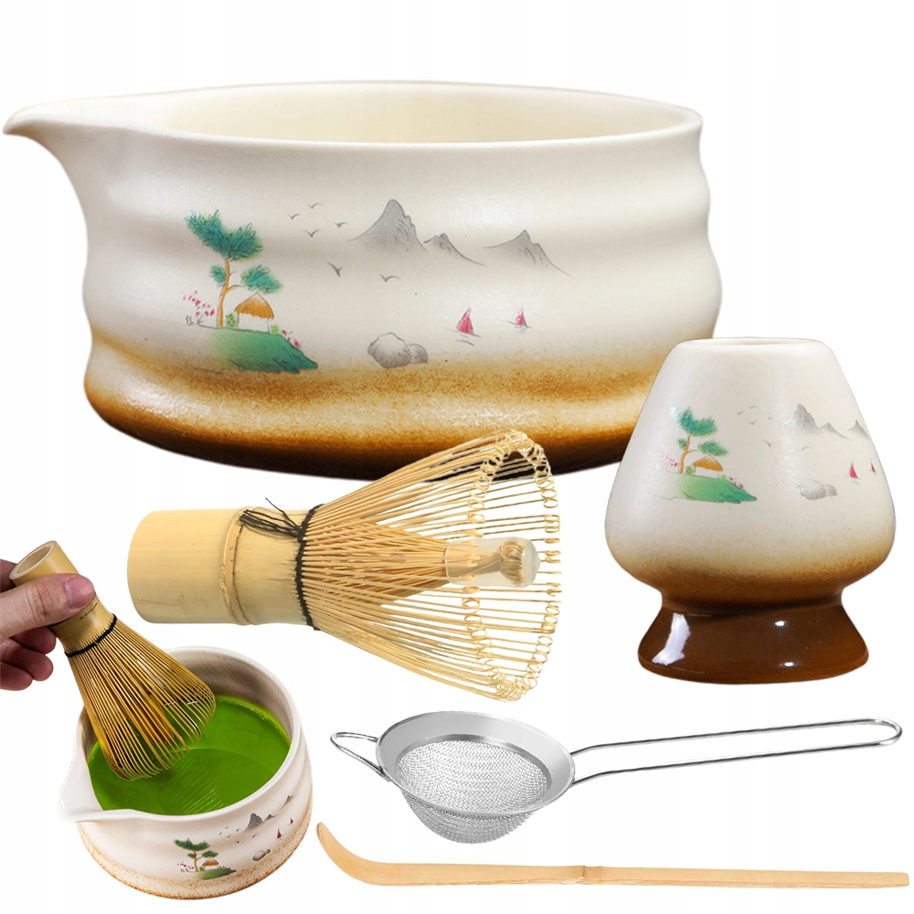 Levně Sada na čaj Matcha, snadno se čistí, skvělý dárek