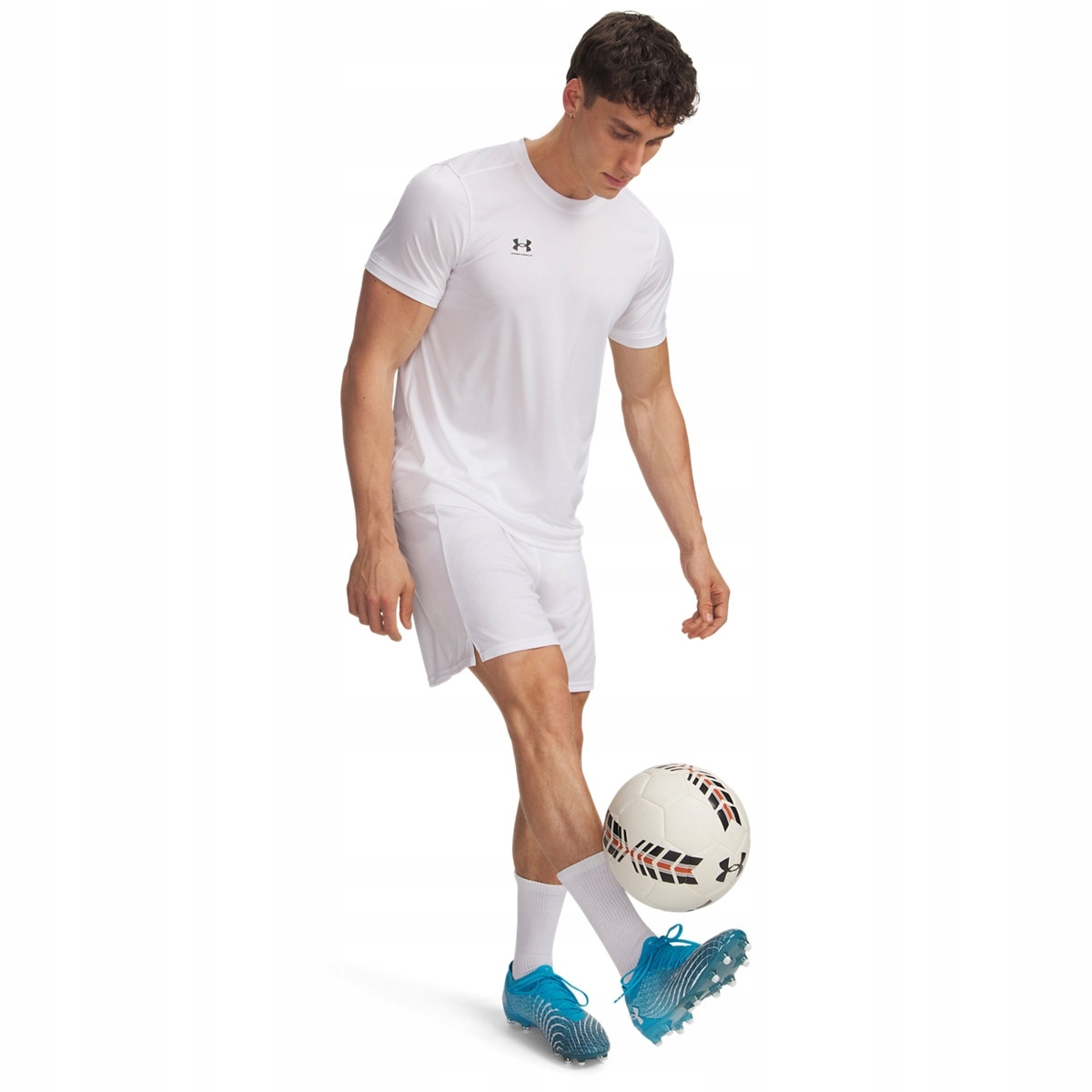 Męskie spodenki treningowe Under Armour M Challenger Core Short Biały S