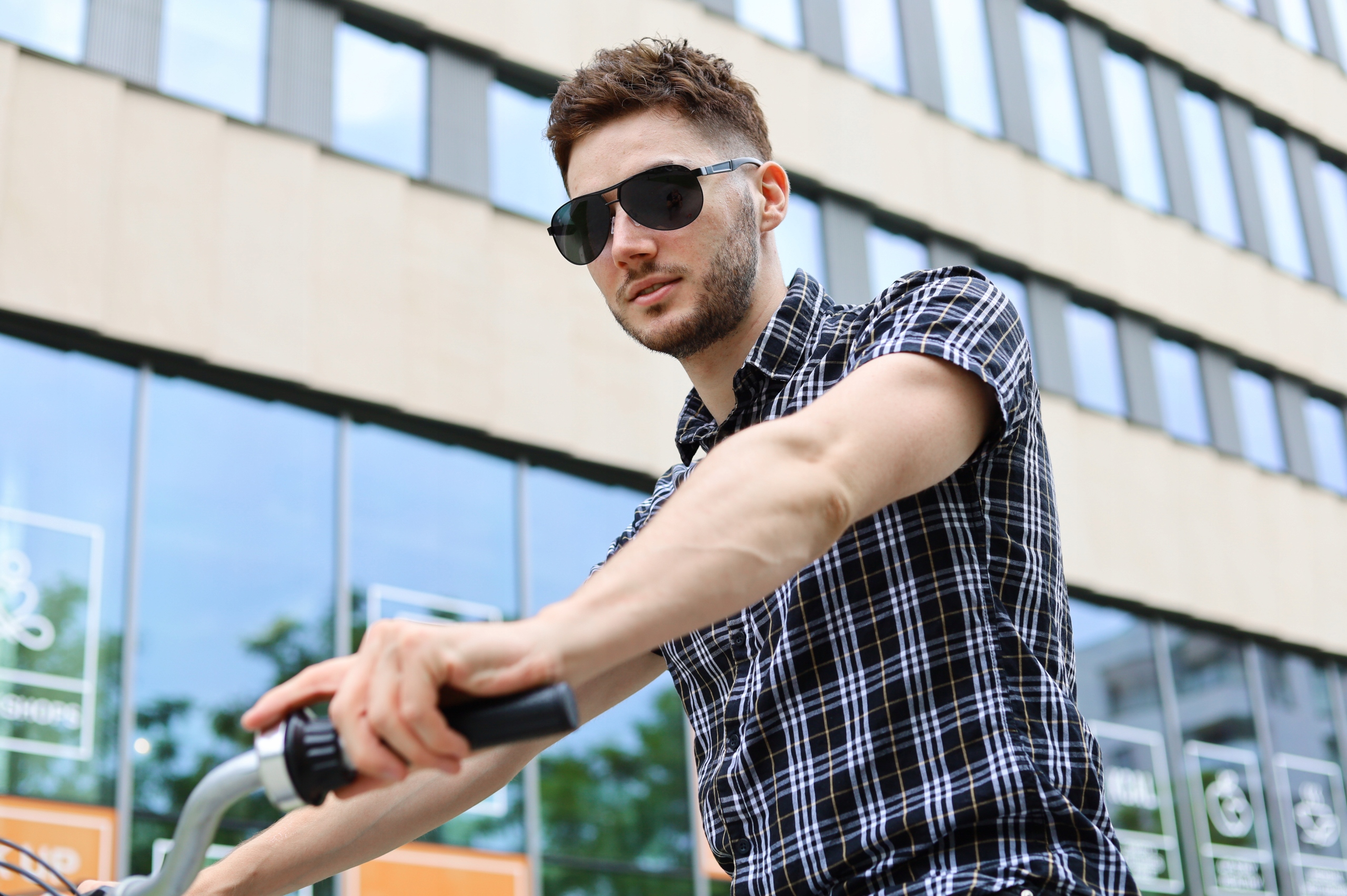 OKULARY PRZECIWSŁONECZNE MĘSKIE 2018 AVIATOR FILTR Wzór dominujący bez wzoru