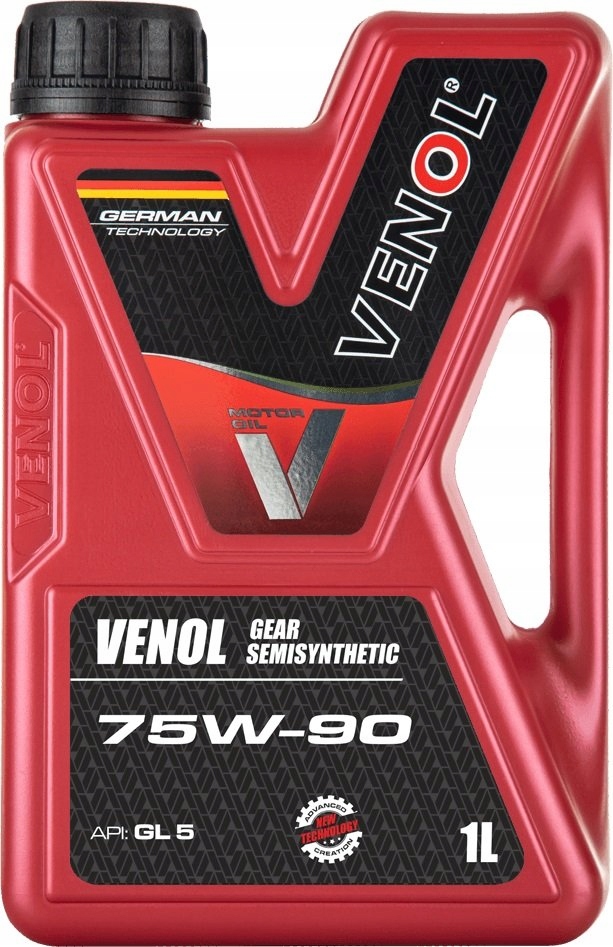 

Venol Gear Semisynthetic GL-5 75W90 1L