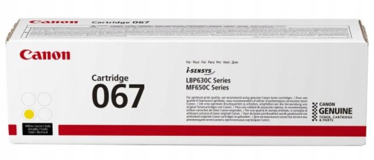 Canon Clbp Cartridge 067 Y