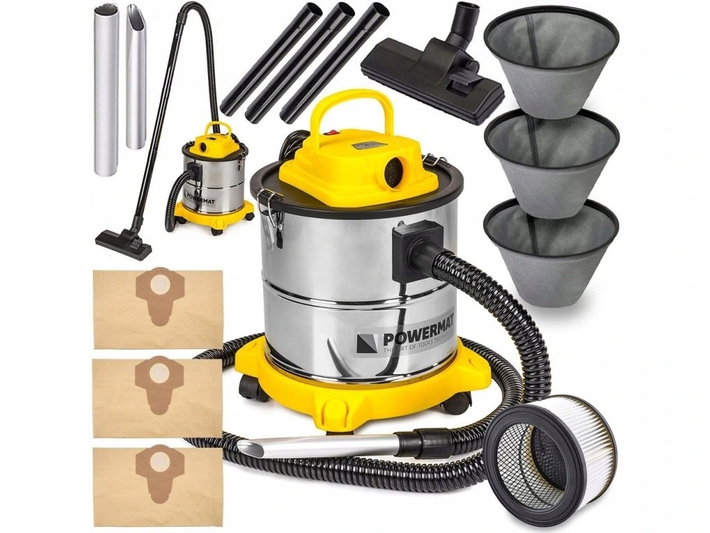 Elektrický krbový vysavač, průmyslový vysavač 2000W, 20l, 2v1 PM-ESP-2000