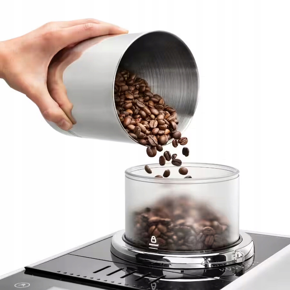DE'LONGHI Rivelia Ekspres Ciśnieniowy LatteCrema 16 Napojów Biały — miniatura 12