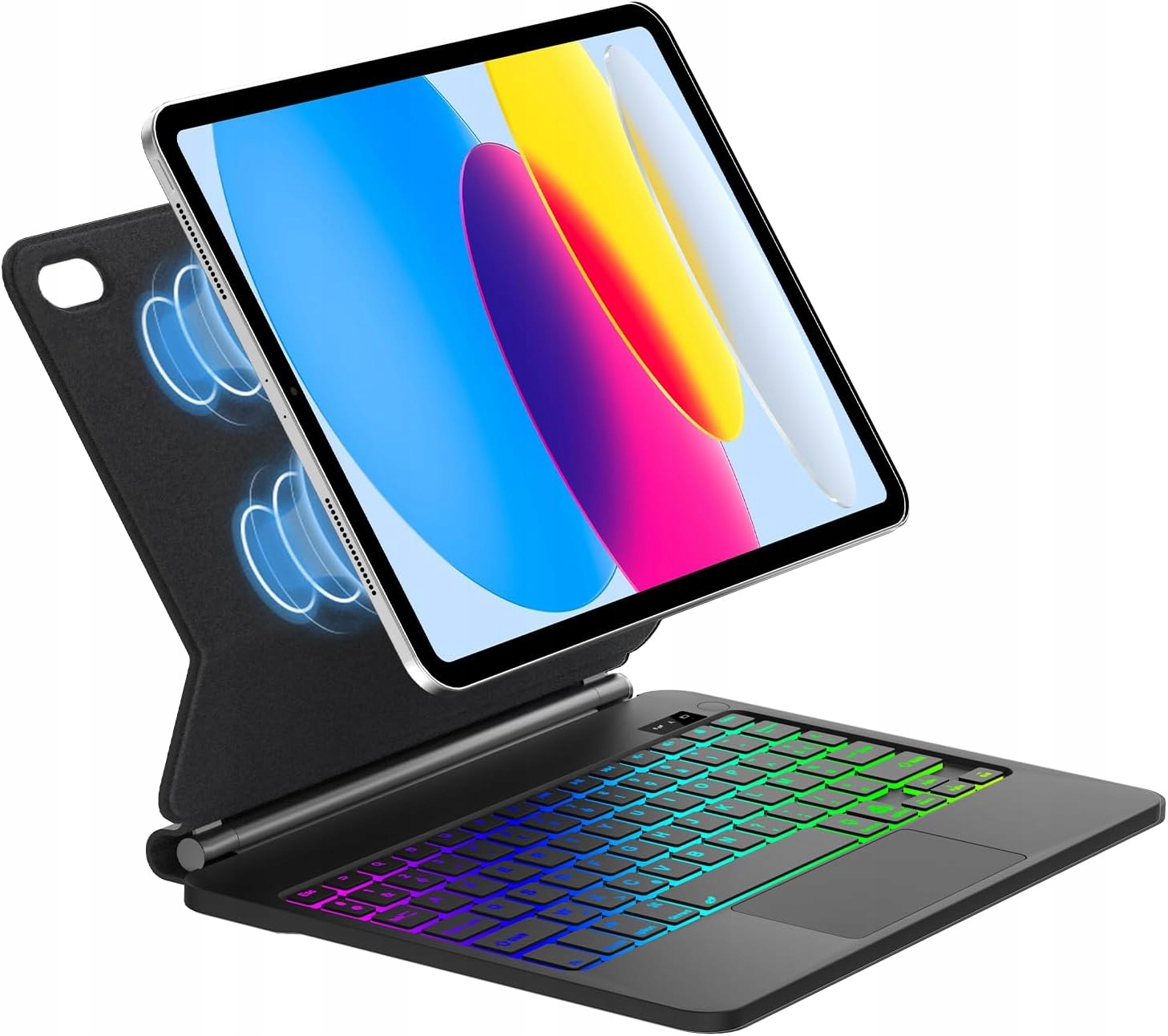 Pouzdro s klávesnicí pro iPad 10/11 gen 10.9/11 Sengbirch černé s podsvícením