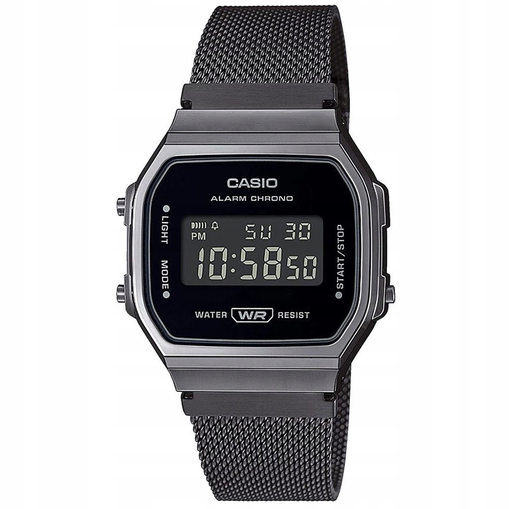 Hodinky Casio Vintage A168WEMB-1BEF černé s náramkem
