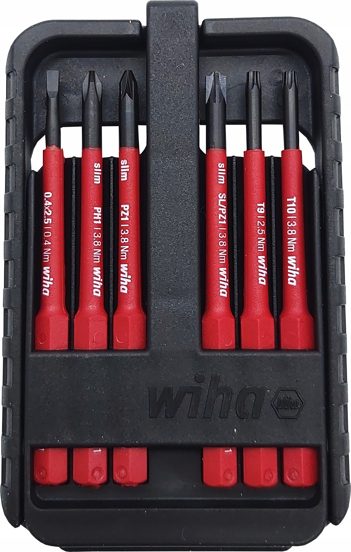 ZESTAW 6 BITÓW SLIMBIT ELECTRIC 1000 V AC WIHA PŁASKI SL PHILIPS PD1 PZ1 TX Marka Wiha