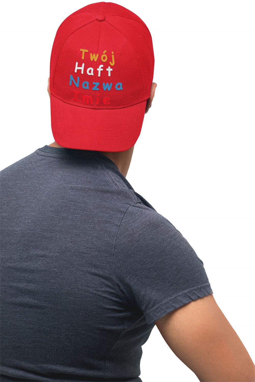 

Czapka Bejsbolówka Haft Logo Napisem Nadrukiem