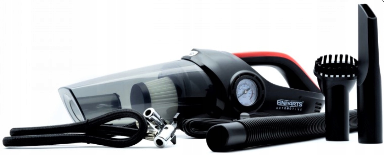 ODKURZACZ SAMOCHODOWY Z KOMPRESOREM POMPKA 12V Brand EinParts Automotive