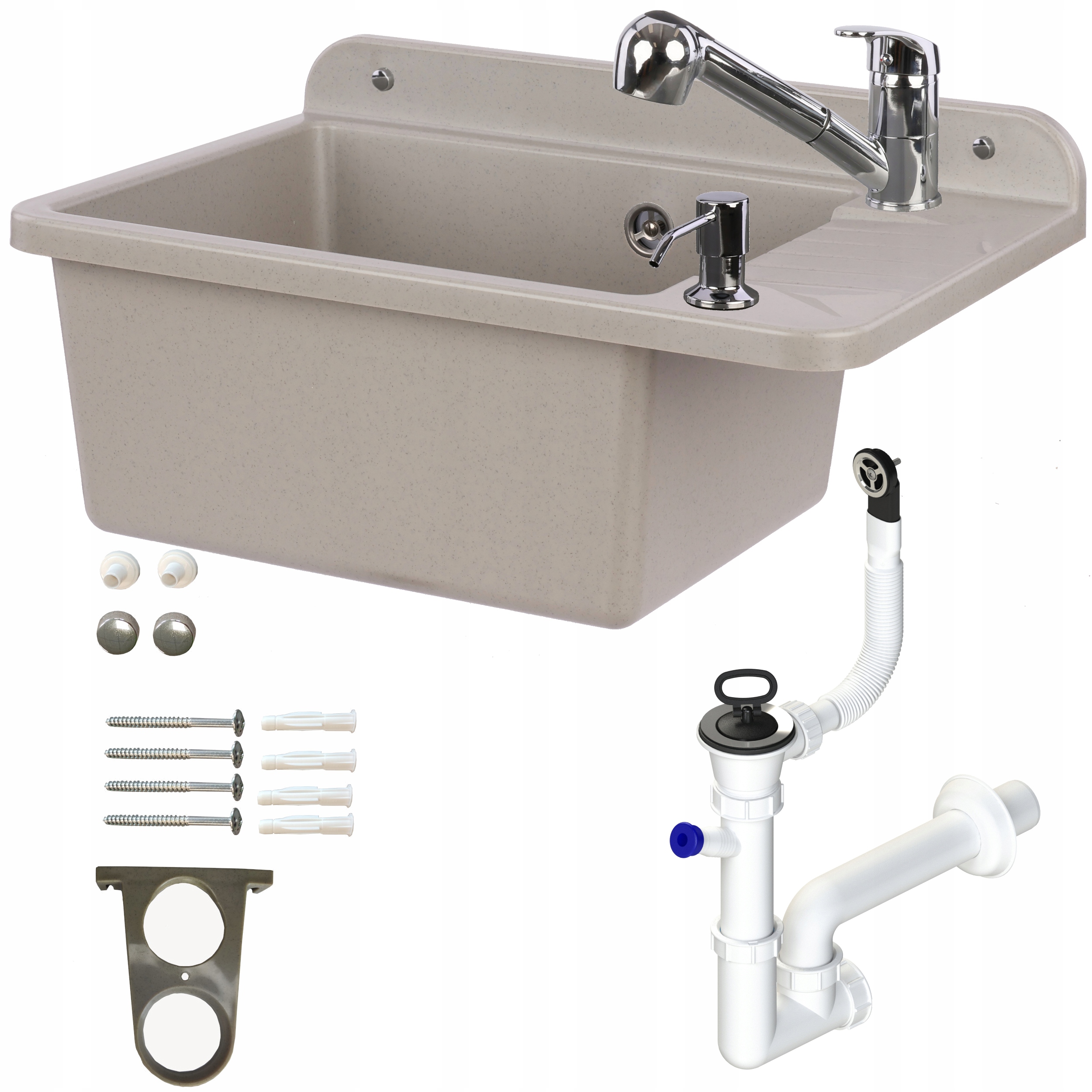 Priemyselný drez pracovná komora batéria dávkovač