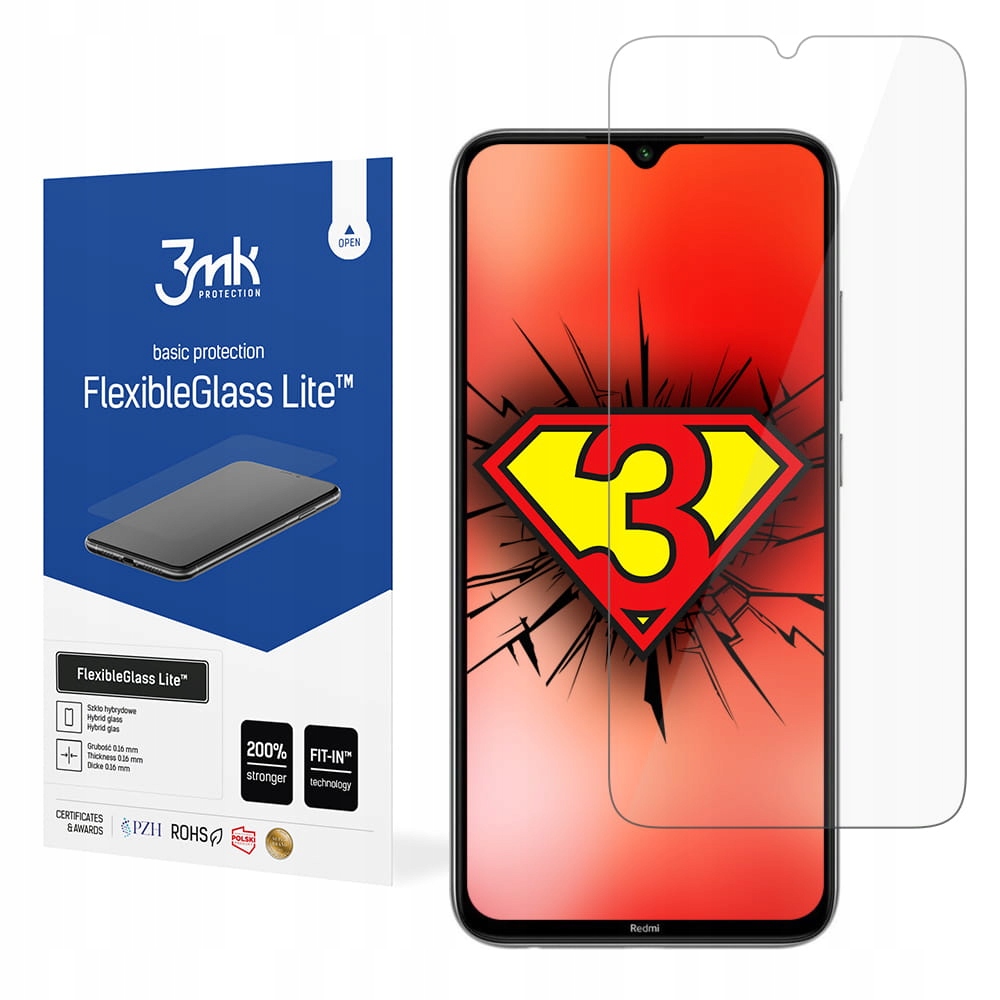 

Szkło hybrydowe na ekran do Xiaomi Redmi Note 8