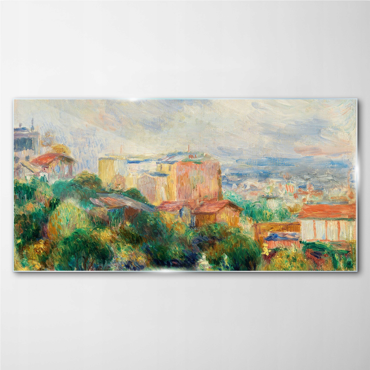 

Foto-obraz szklany Widok z montmartre 140x70 cm