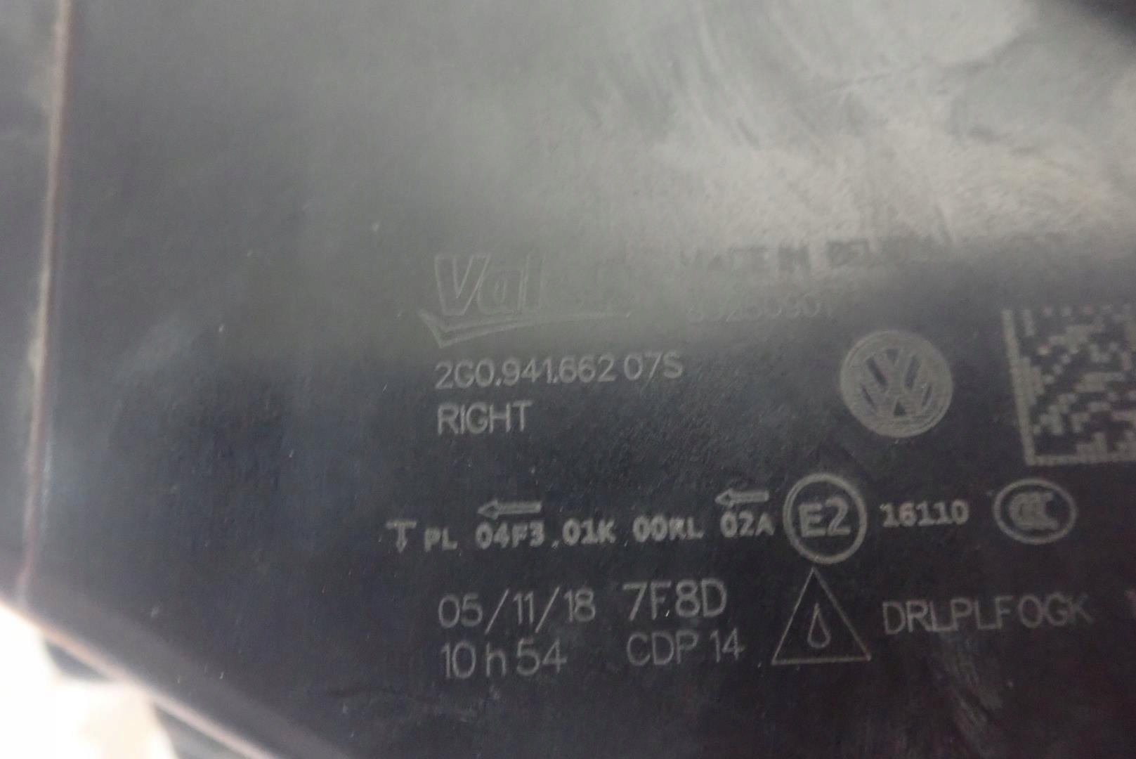 NEBELSCHEINWERFER RECHTS VW POLO VI 2017- 2G0941662