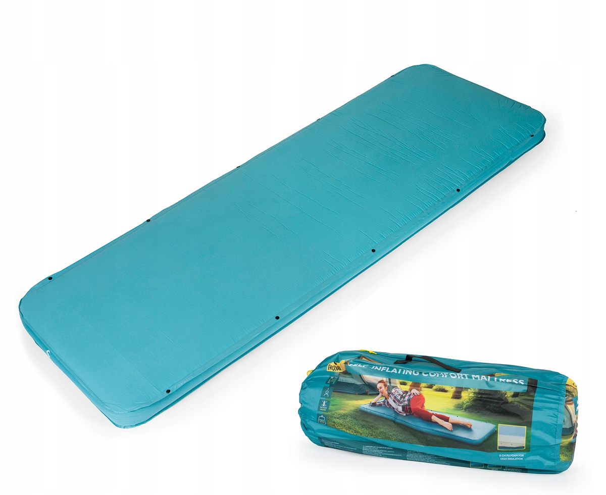 Froyak Gruba Mata Samopompująca Turystyczna Pod Namiot 200x70x8cm