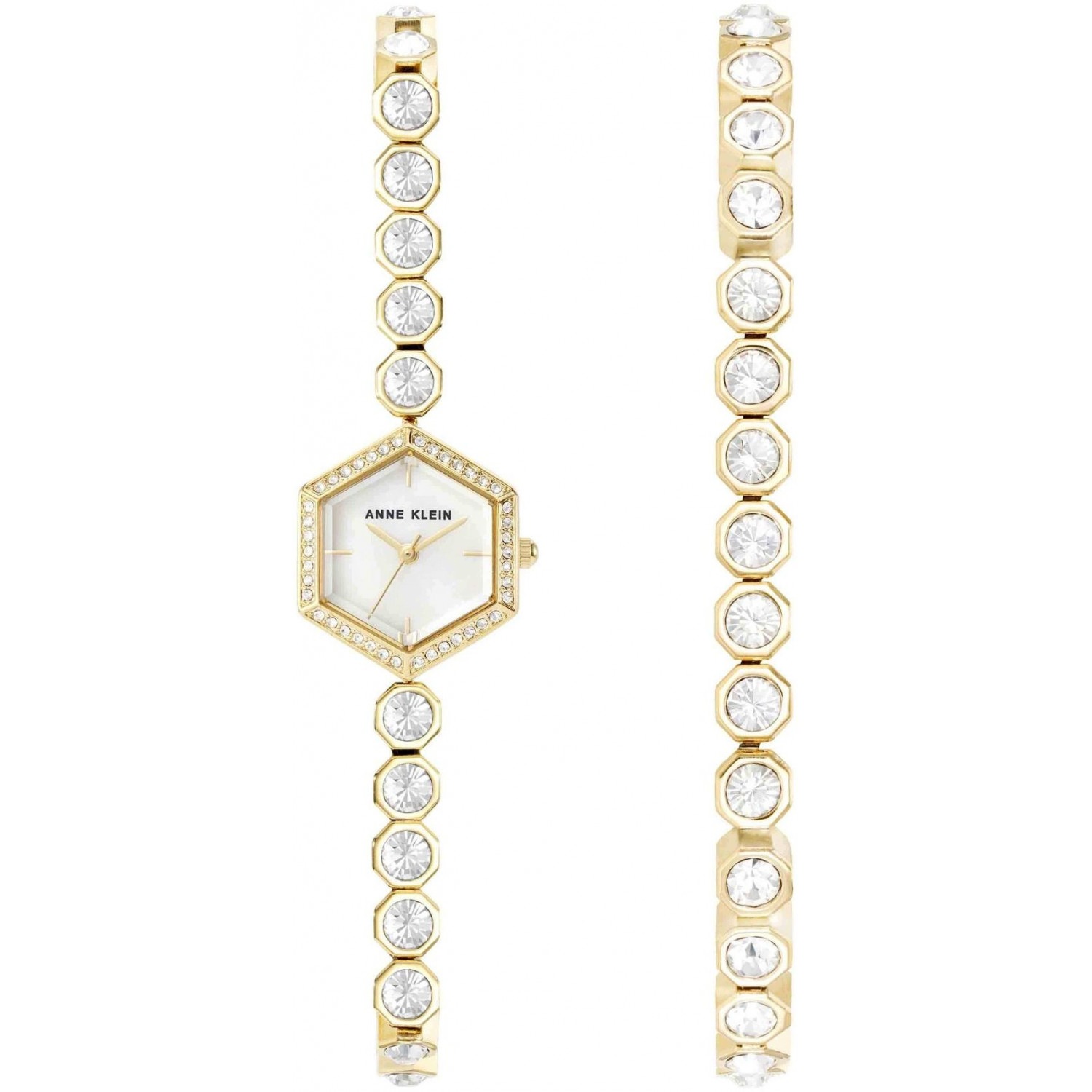 Dámské hodinky Anne Klein AK-5434GPST zlaté