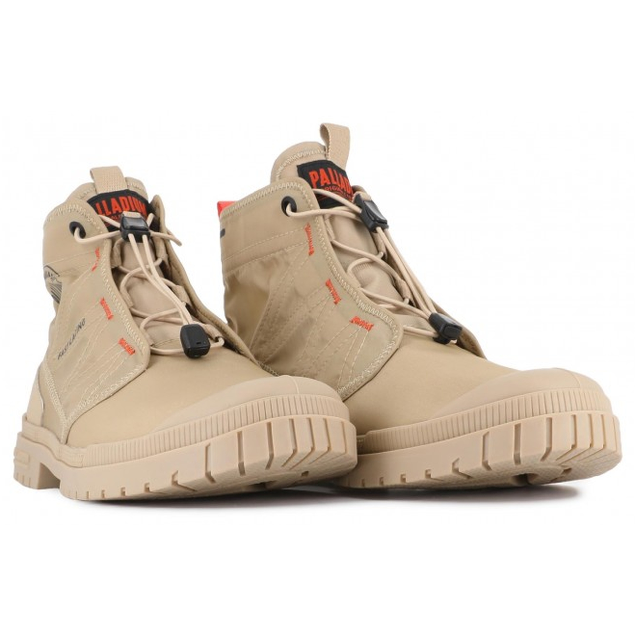 Palladium Vysoké trekové boty béžové vel. Šněrovací Travel Hi Desert