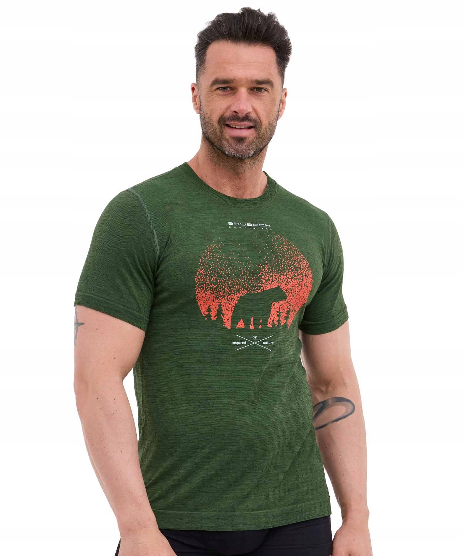 Brubeck Koszulka termoaktywna męska Merino S Outdoor Wool Pro