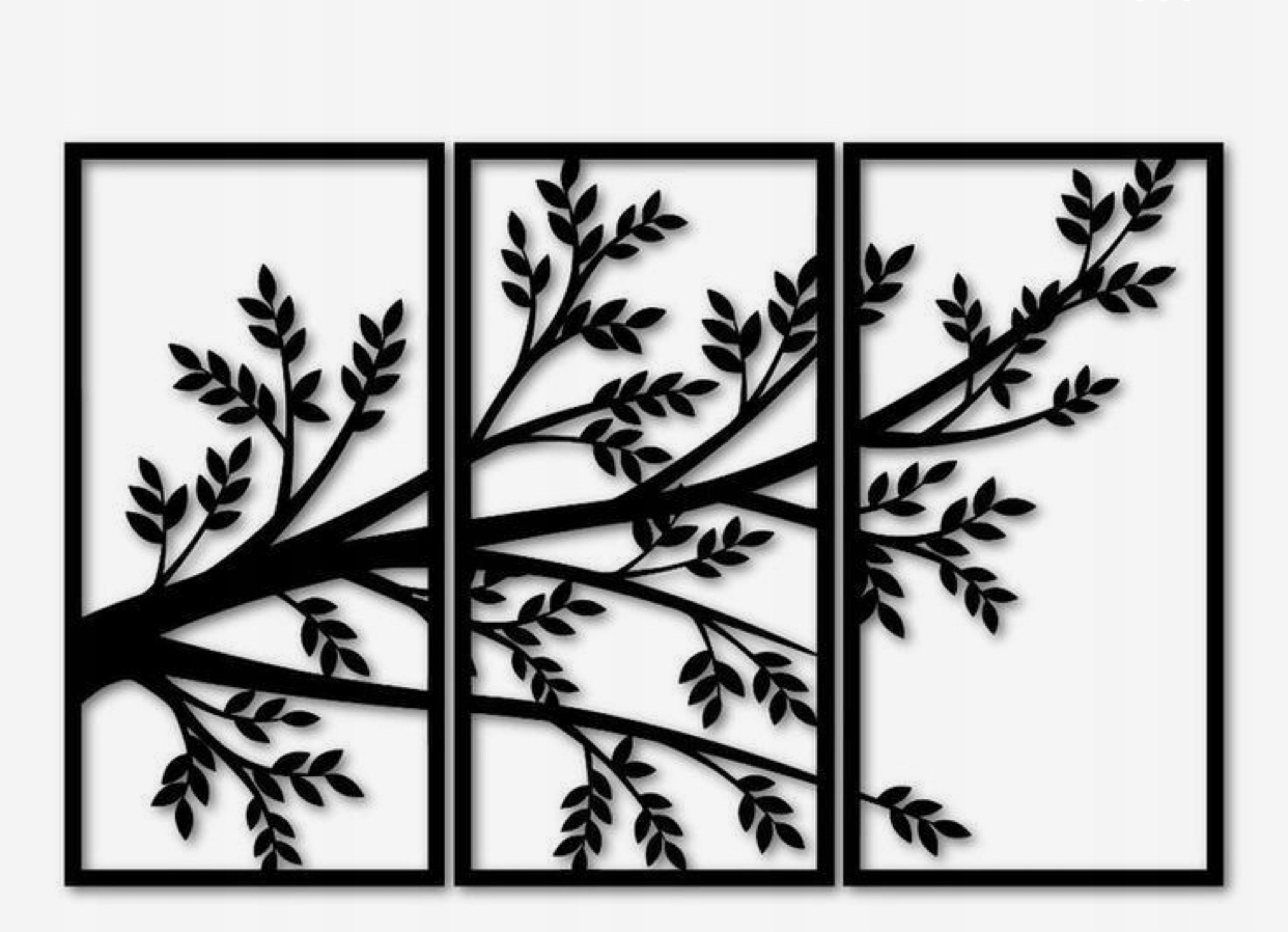 Dekoracja ścienna ażur panele ścienne 3D DRZEWO xl