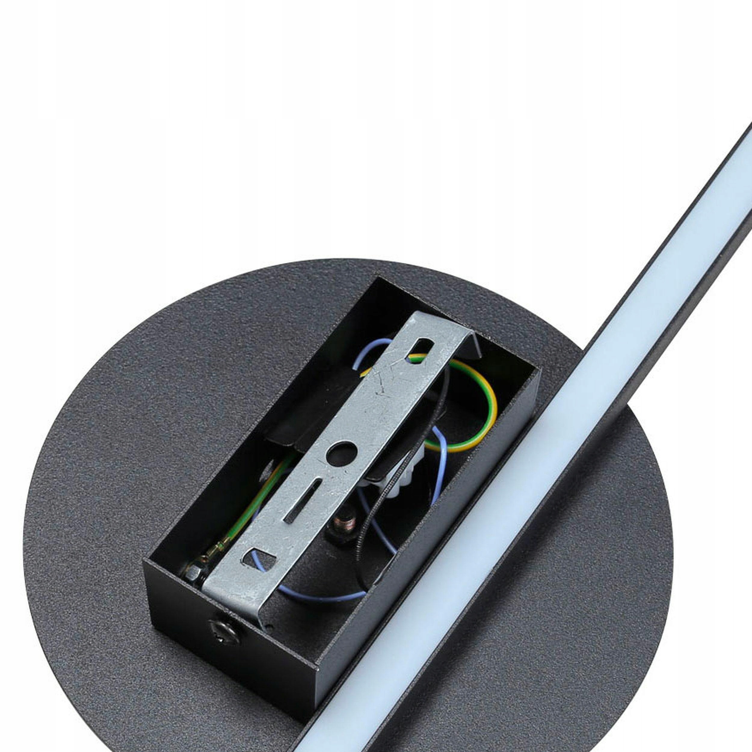 Nástenné svietidlo Java čierne 24W Led 70cm do obývačky do izby, závesné stropné domy