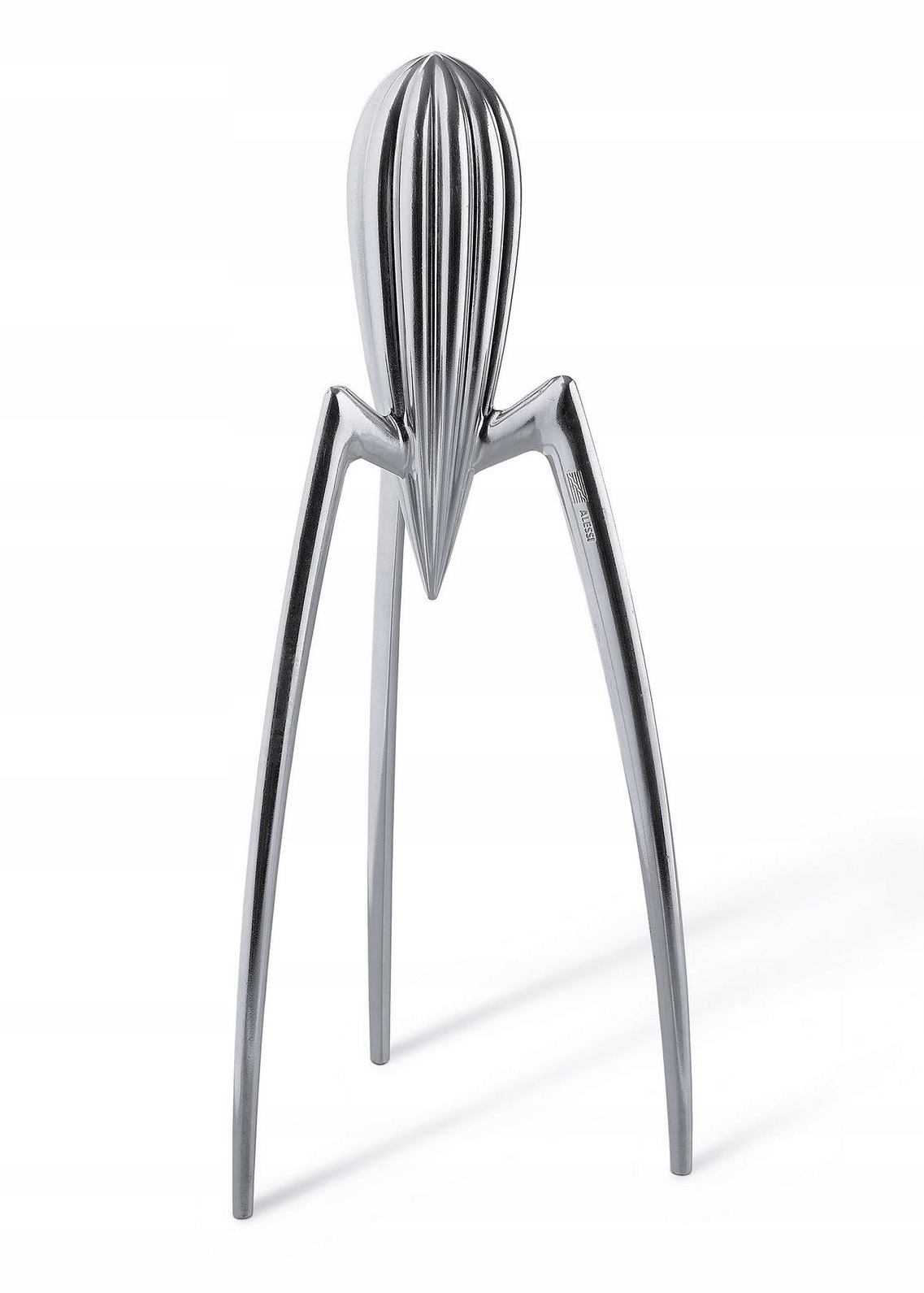 Alessi Juicy Salif lis na citrusy stříbrný Ikona designu