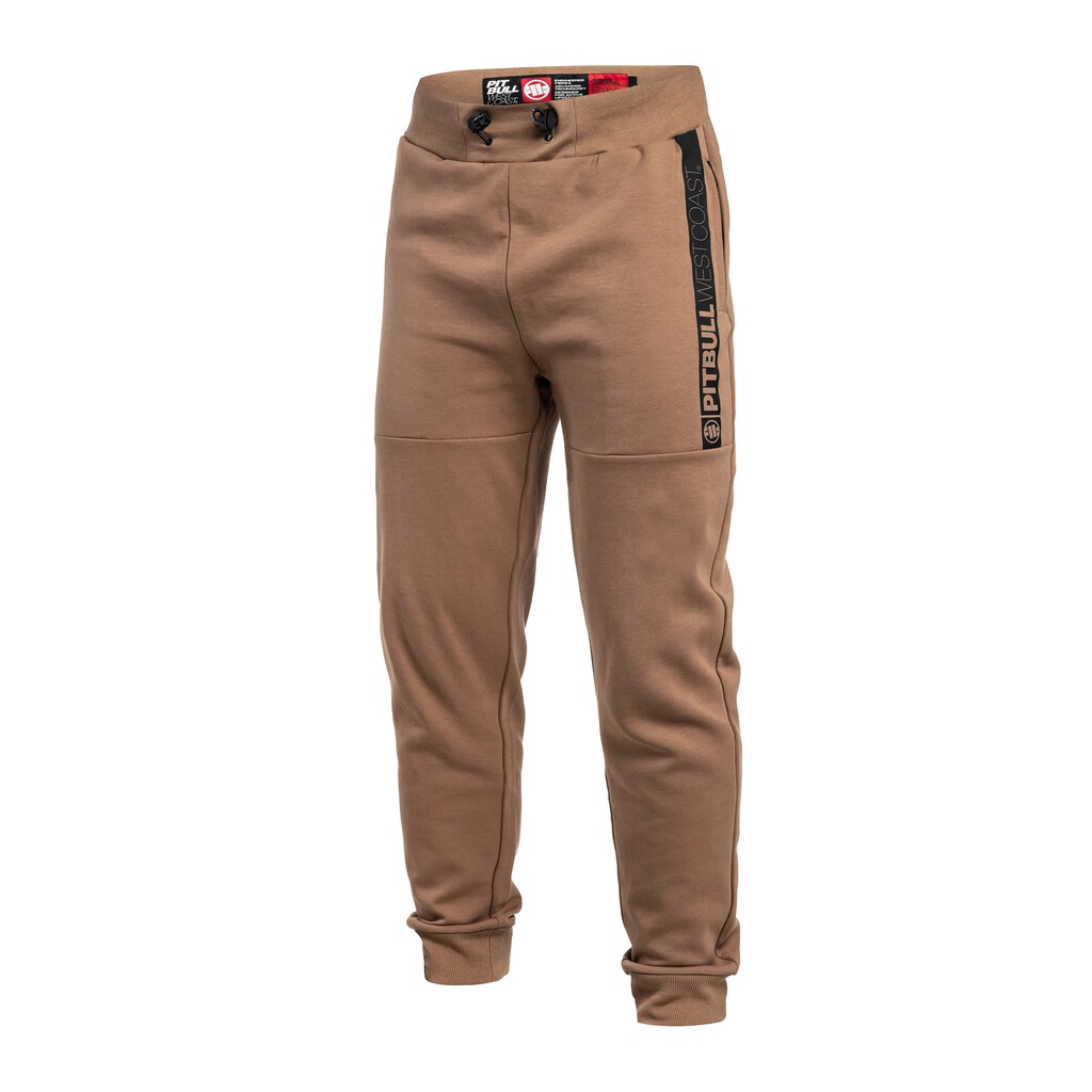 Pánské tréninkové sportovní tepláky Pitbull Saturn Coyote Brown M