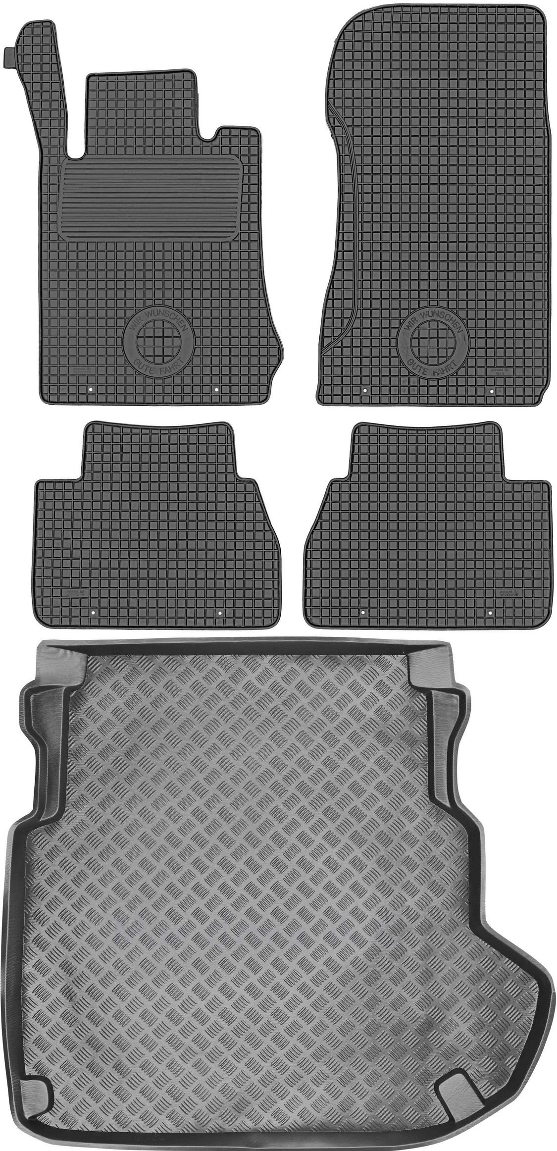 E-Klasa W211 Sedan Kombi 02-09 Koberce batožinový priestor