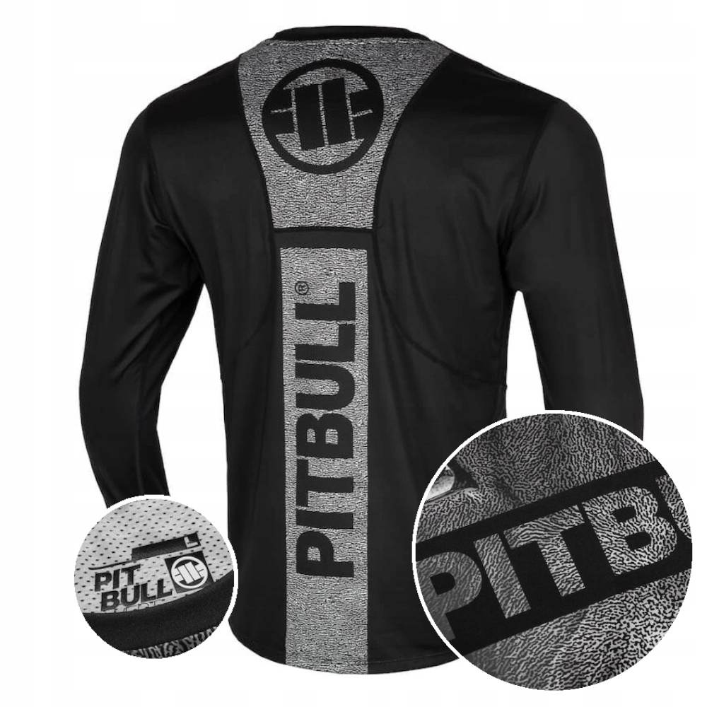 Męska koszulka Treningowa Rashguard Pit Bull Mesh Born In 1989_XXL