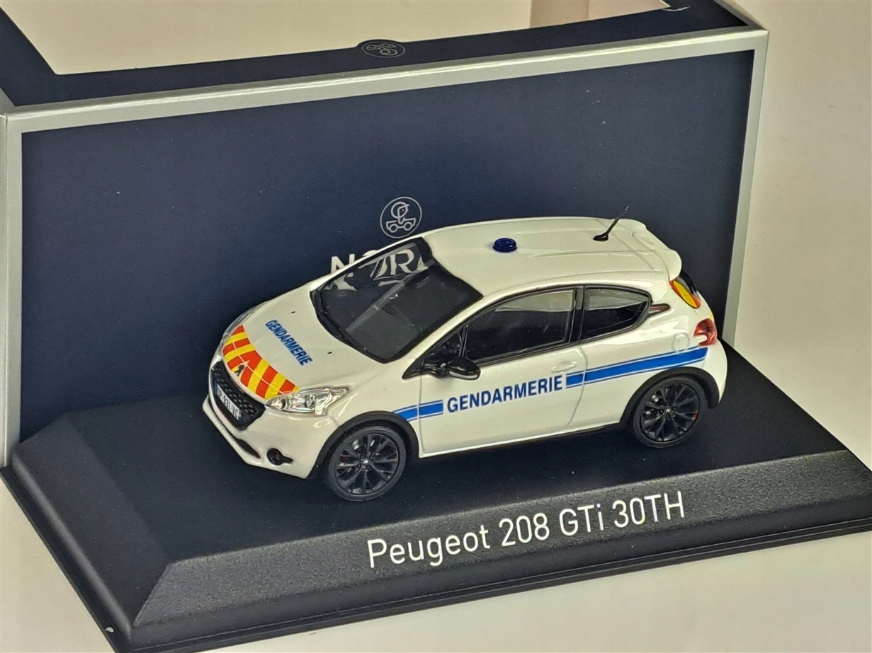 Norev Peugeot 208 GTi 30th 2014 Gendarmerie 1:43