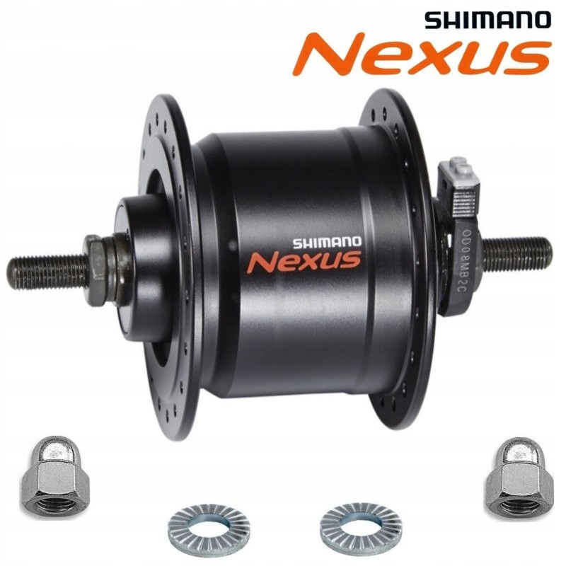 Piasta przednia z DYNAMEM/Prądnicą Shimano Nexus DH-C3000-3N-NT 32H -czarna