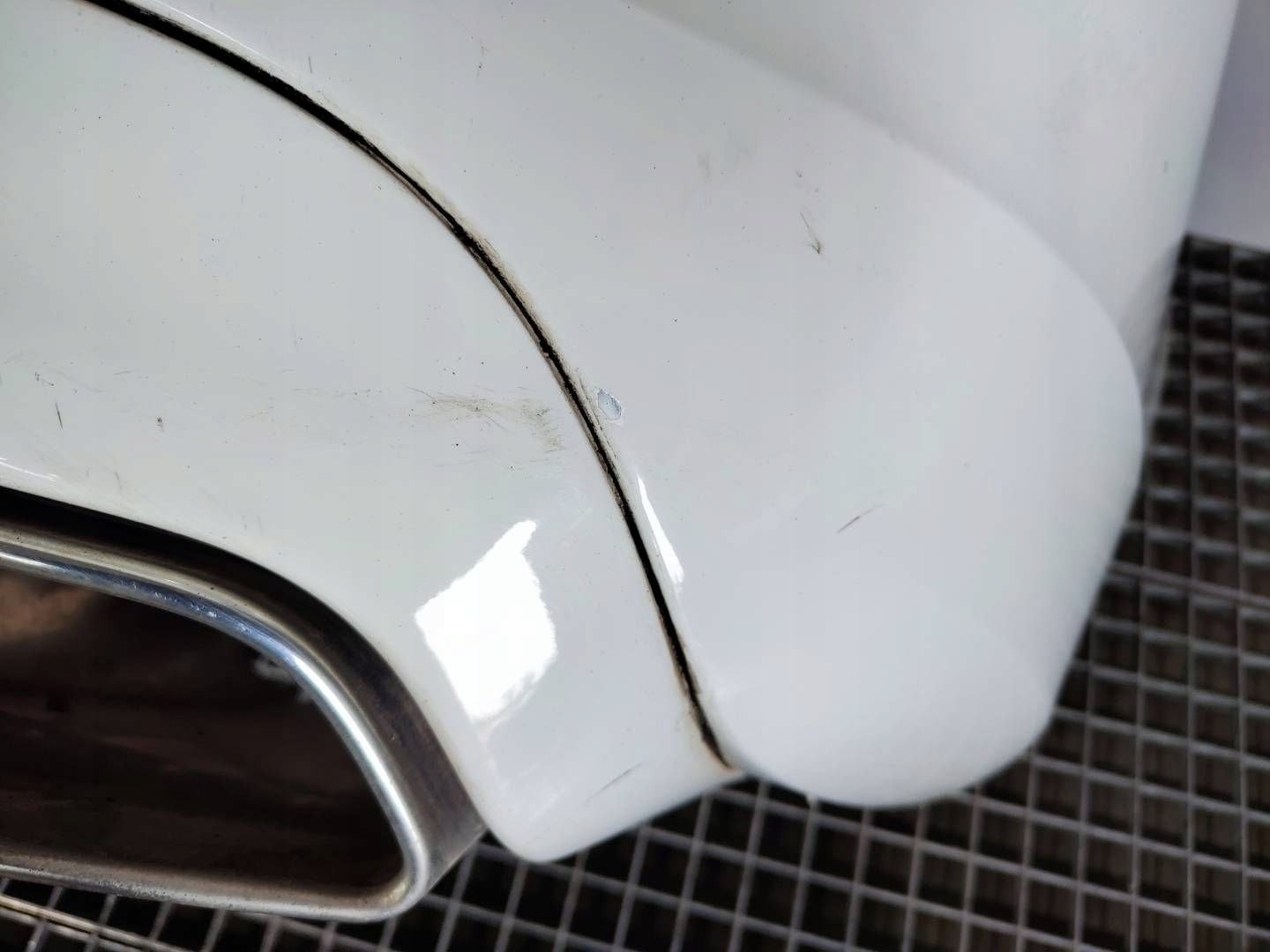 ZDERZAK TYŁ TYLNY VOLVO V60 I LIFT 614-46 PDC DOKŁADKA Strona zabudowy tył