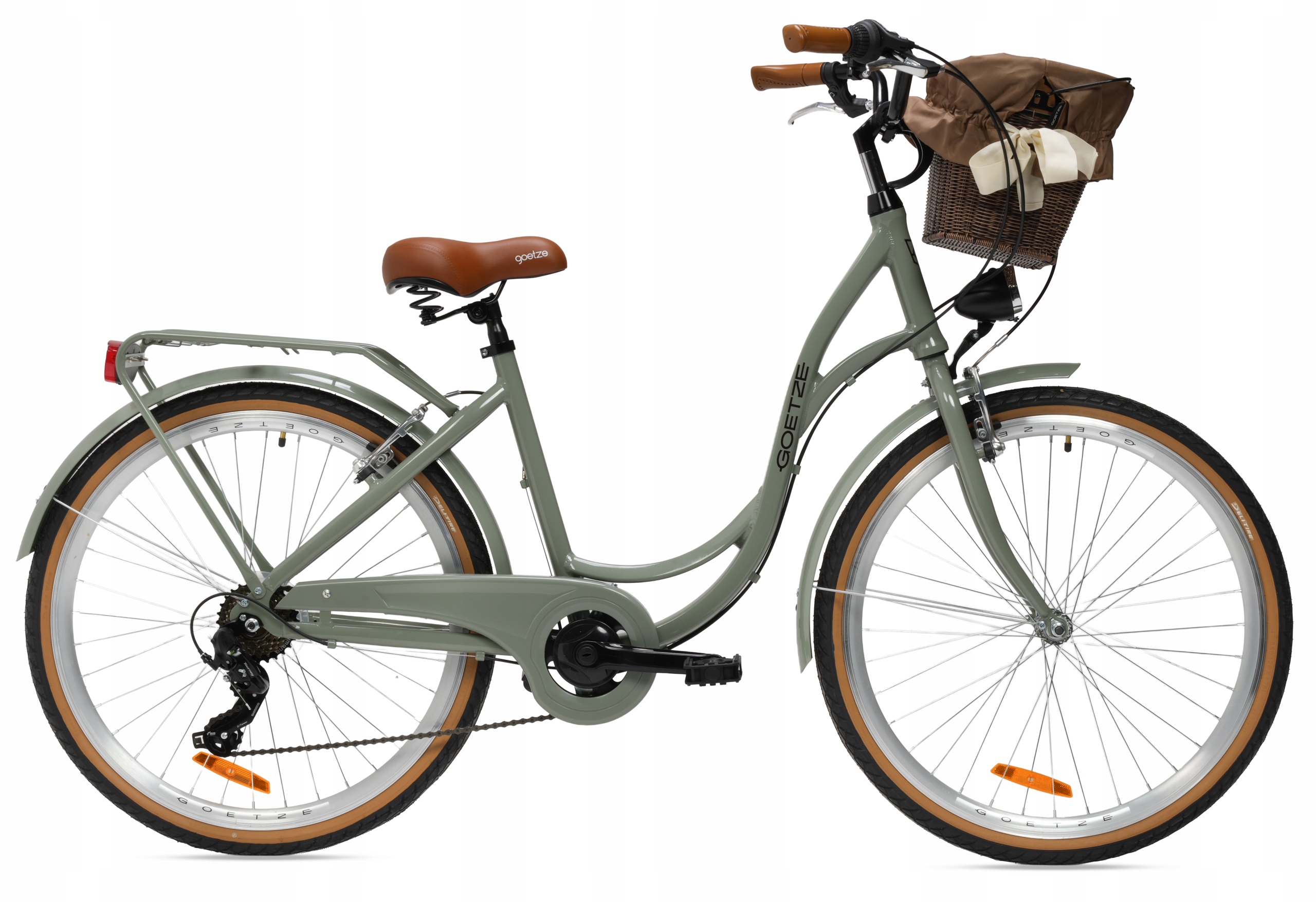 Damski Rower Miejski Goetze 26 Aluminiowy Lekki Damka Shimano Kosz