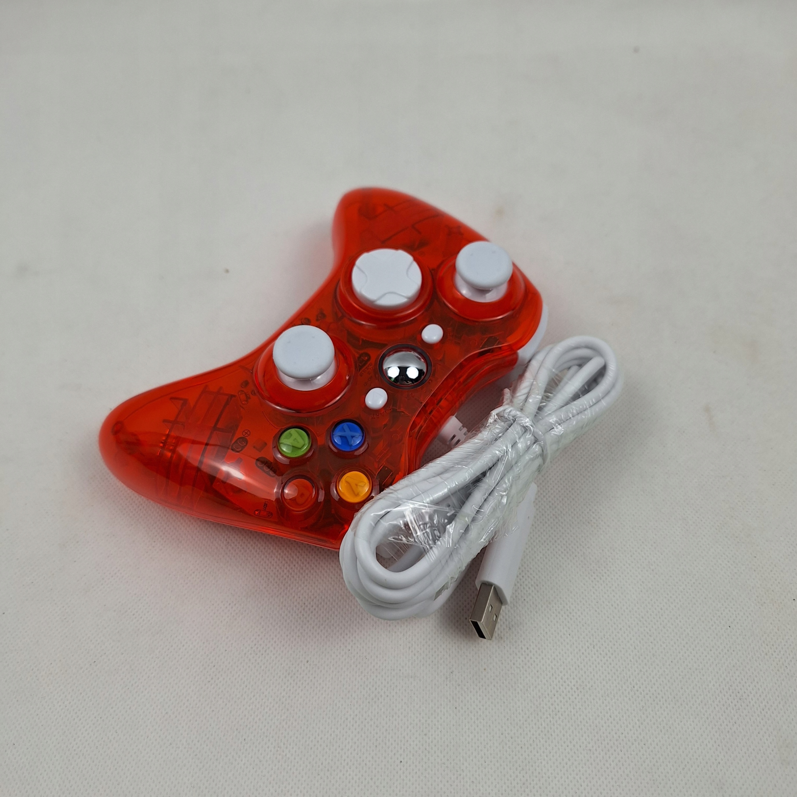 PAD GAMEPAD PRZEWODOWY ZAMIENNIK CZERWONY DUAL SHOCK NOWY XBOX 360 PC USB Pochodzenie zamiennik