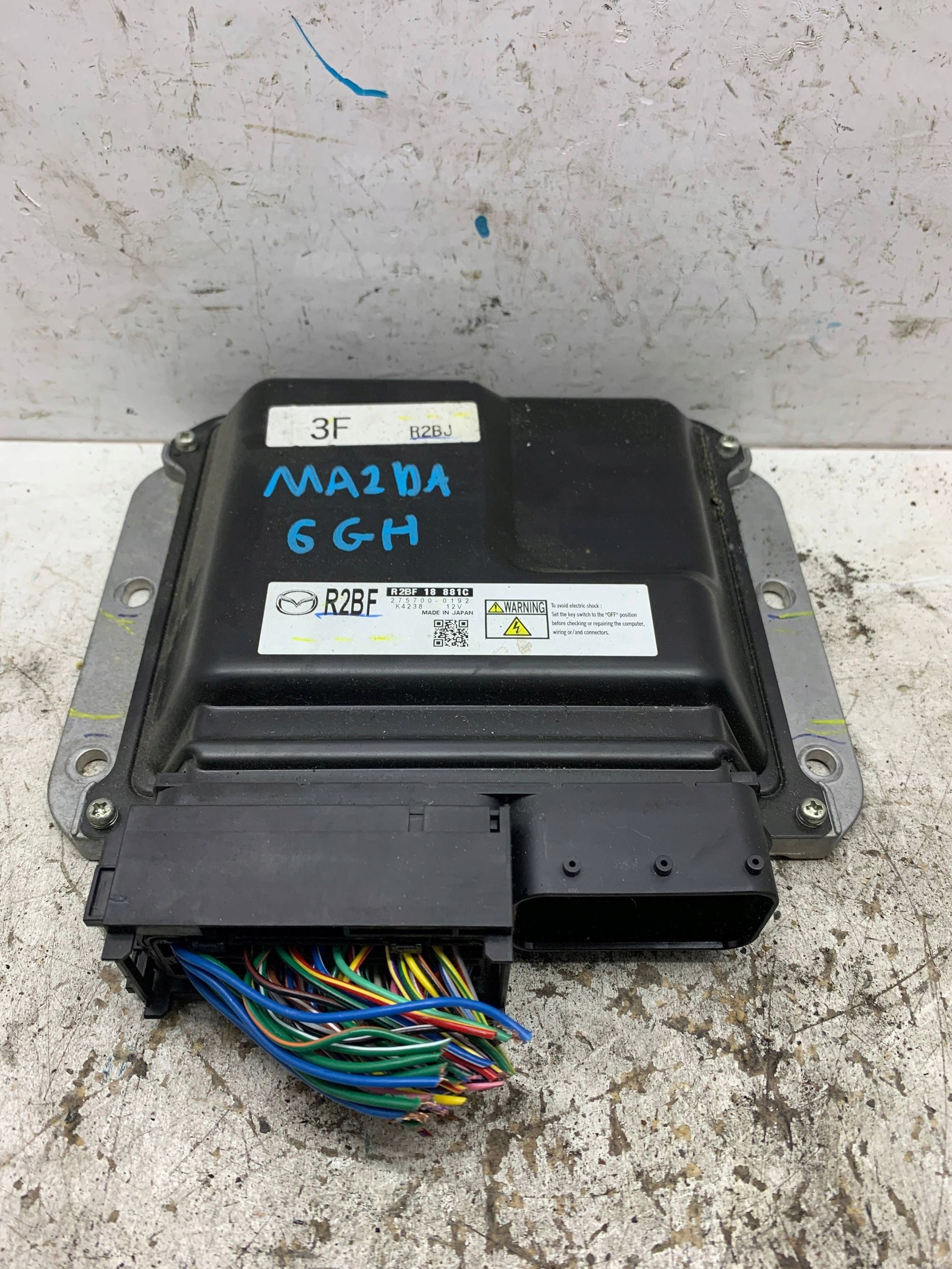 control unit computer of the engine R2BF18881C 275700-0192 MAZDA 6 GH (07-10) 2.2 D
