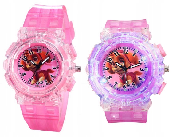 

zegarek paw Psi Patrol dla dziewczynki Skye ledowy