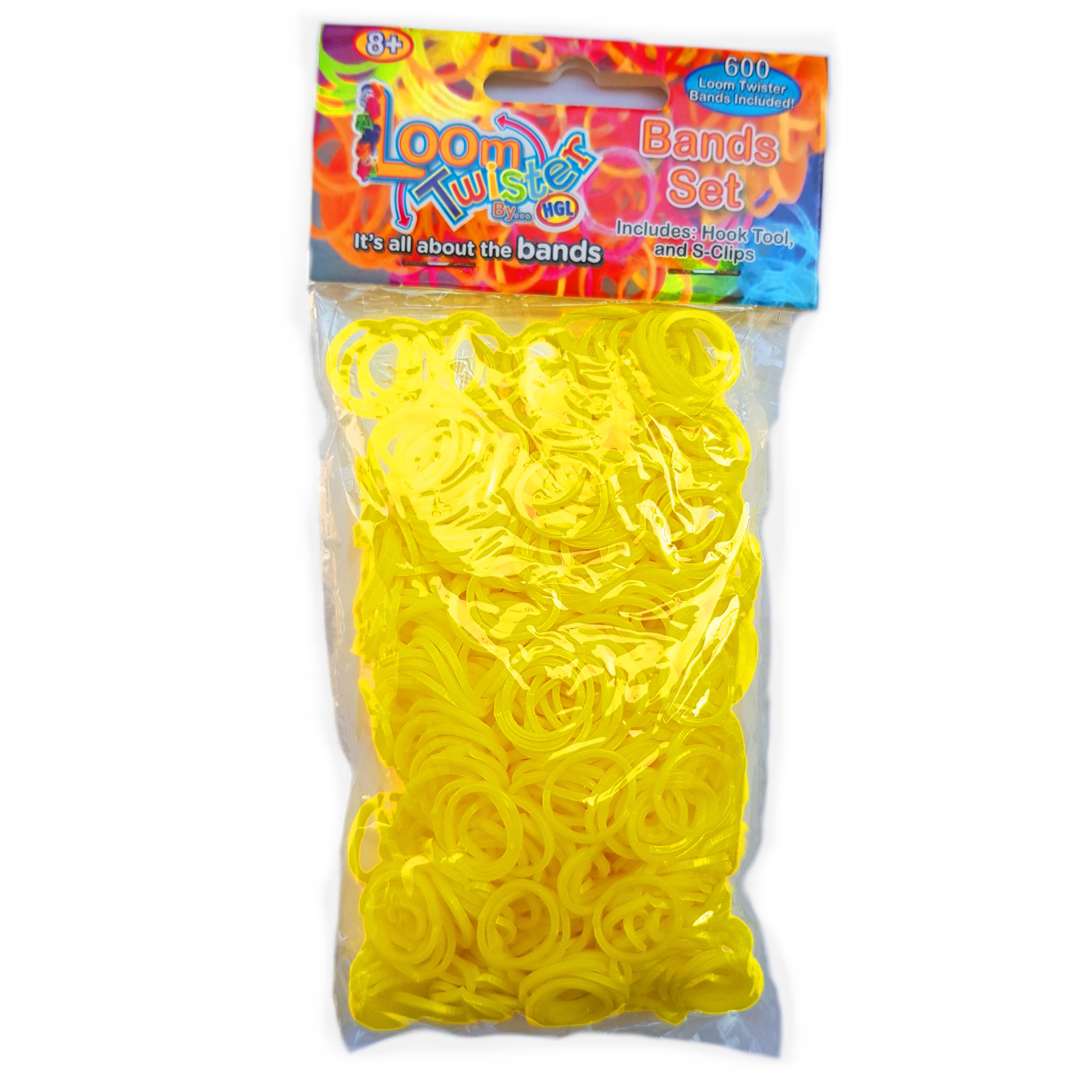 

Loom Bands Gumki Do Bransoletek 600 Szt Żółte