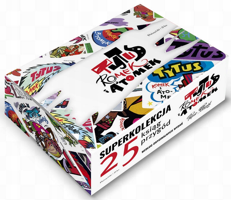 Tytus Romek i Atomek SUPERKOLEKCJA 1-25 ksiąg Box KOLOR NOWY
