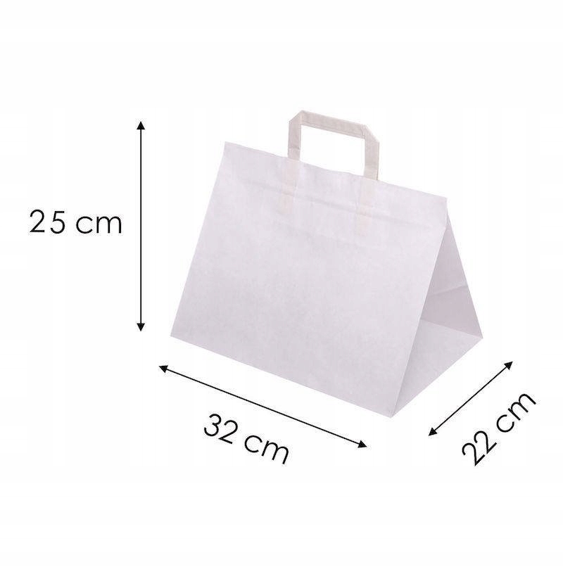 TORBA PAPIEROWA KATERINGOWA CATERING BIAŁA 32X22X25cm (10) RED PLAST EAN (GTIN) 5906858012668