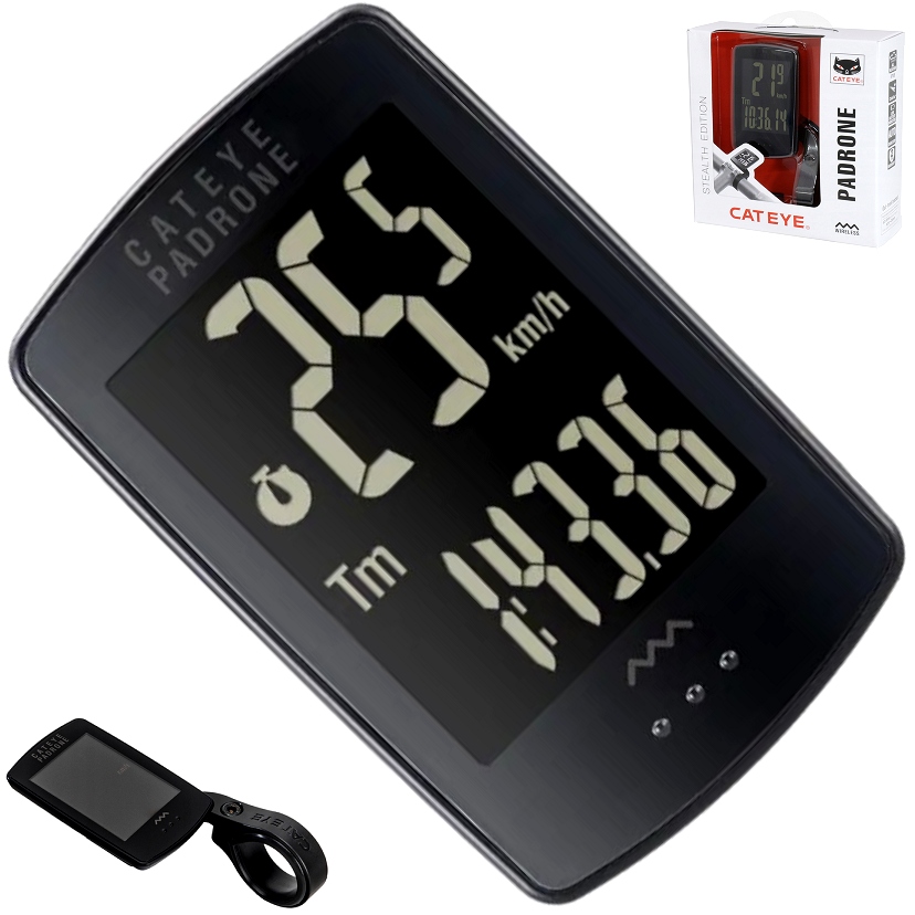 Bezdrátové počítadlo Cateye Padrone Stealth CC-PA100W LCD