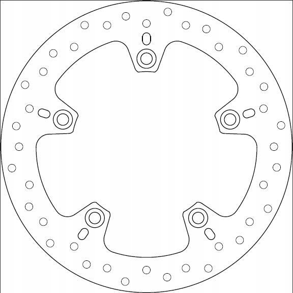 BREMBO 68B407C0 Tarcza hamulcowa