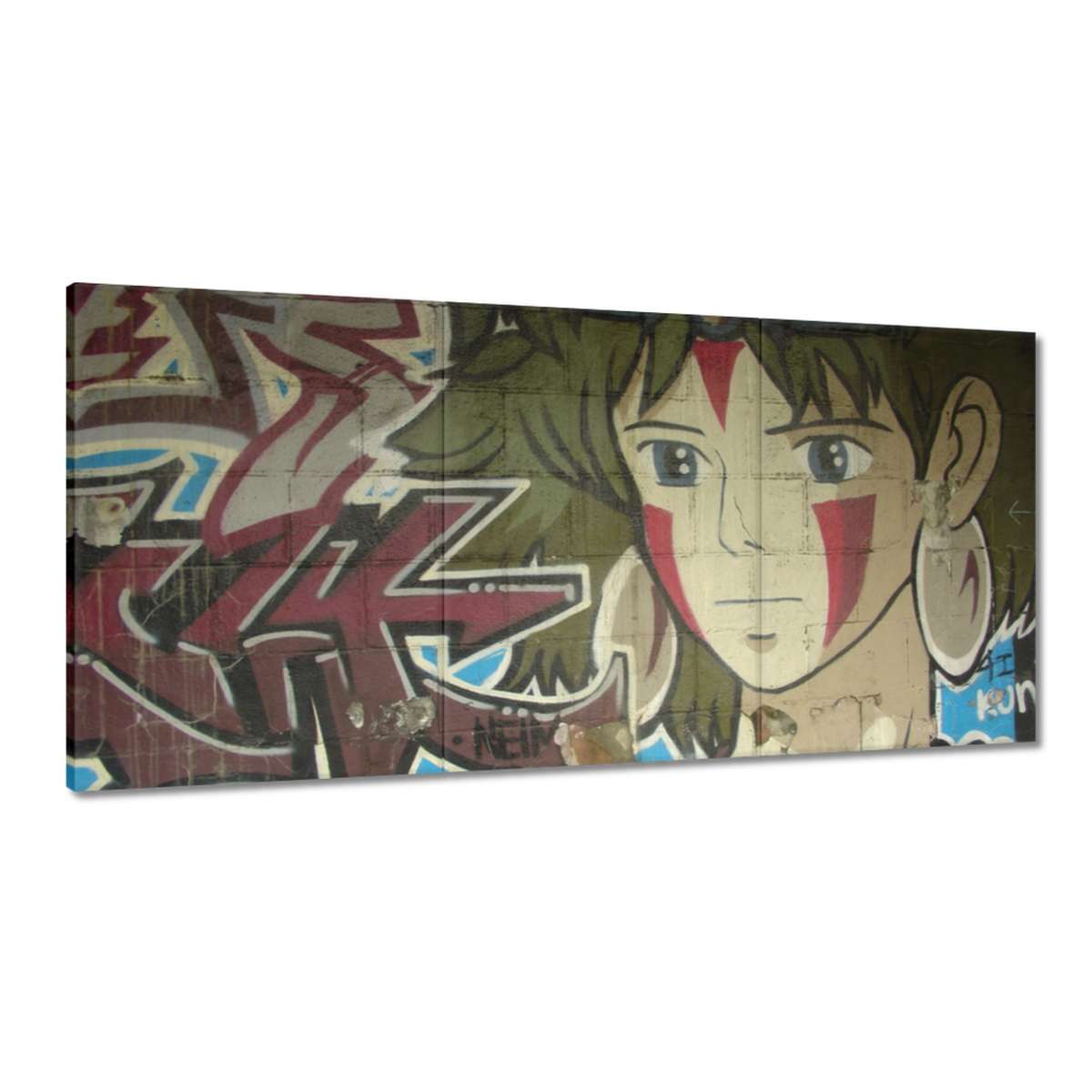 Obrazy 180x90 Graffiti Mural WallArt