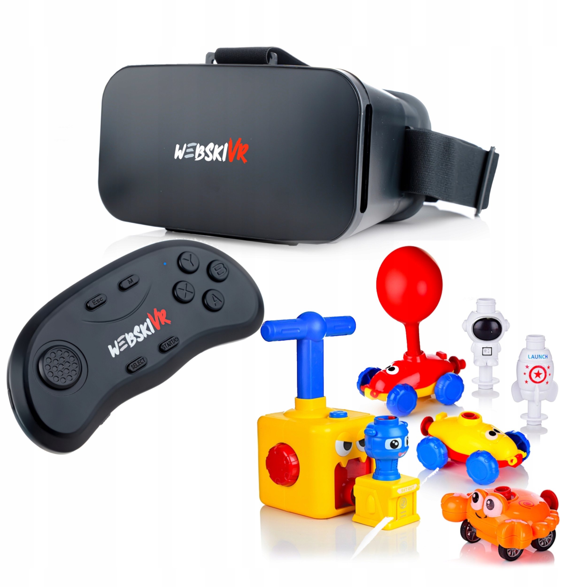dárek K Svátku Brýle Vr+gamepad+pneumatický Odpalovač Balónků