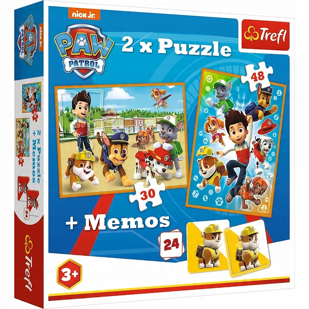 

Trefl 2 x Puzzle Psi Patrol Gra Memory