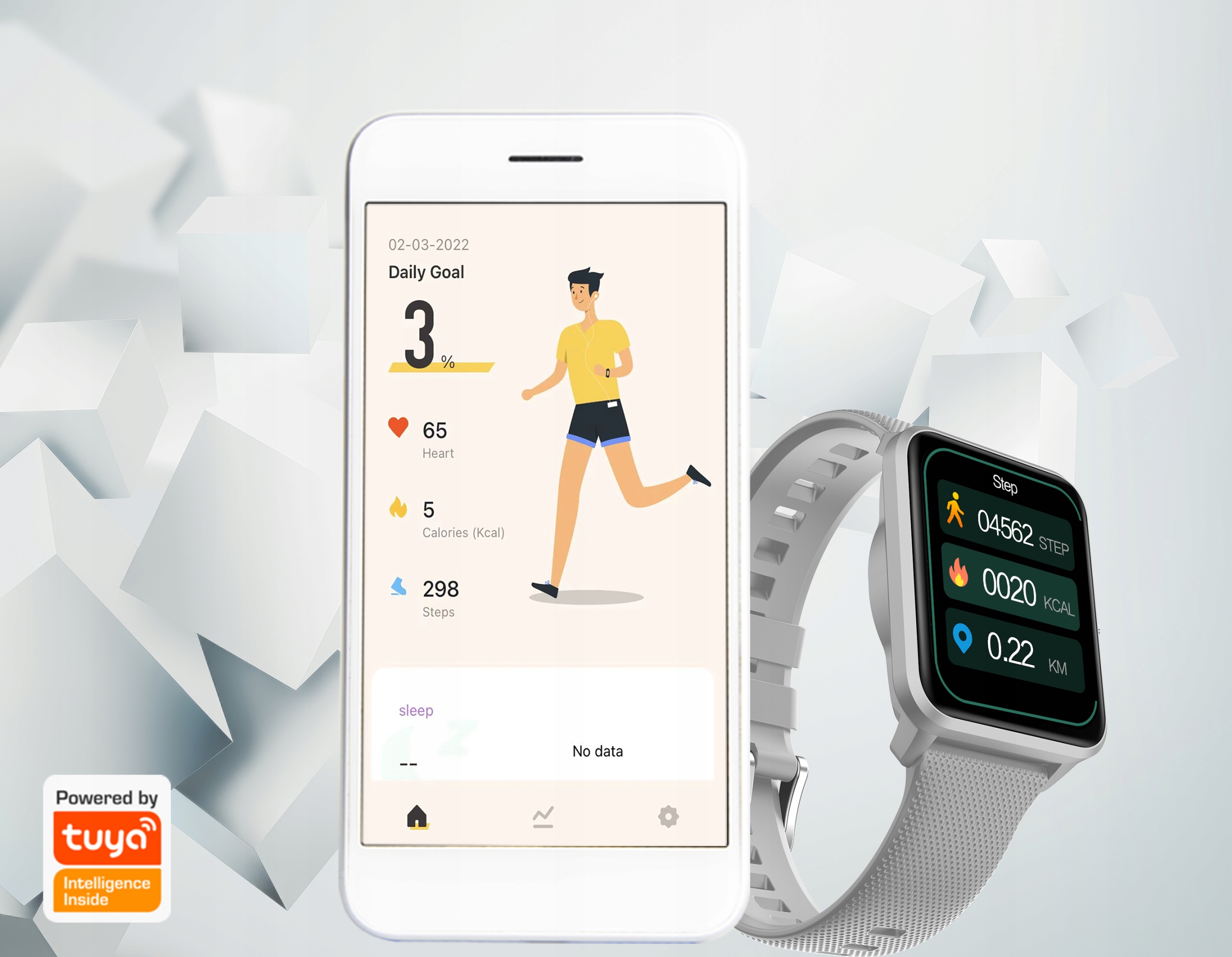 Smartwatch Bemi Remo - kontroler Tuya Czarny Kolor czarny