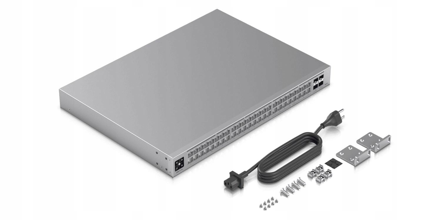 UBIQUITI UniFi Switch Pro Max, 48 port, Layer 3, (32) GbE, (16) 2.5 GbE, (4) 10G SFP+ — 3