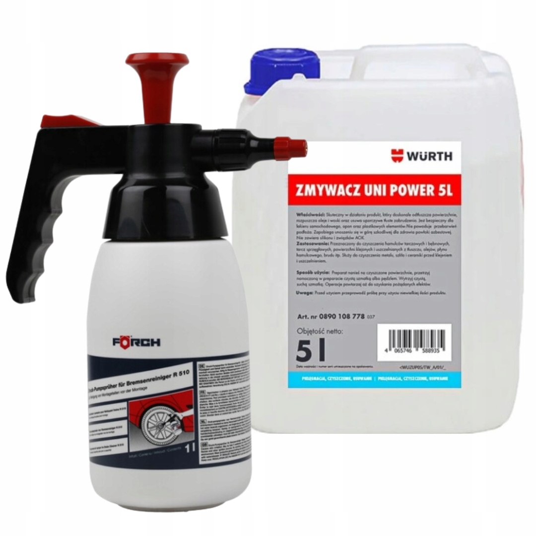 Zmywacz uniwersalny 5L + Rozpylacz ciśnieniowy z pompką 1L
