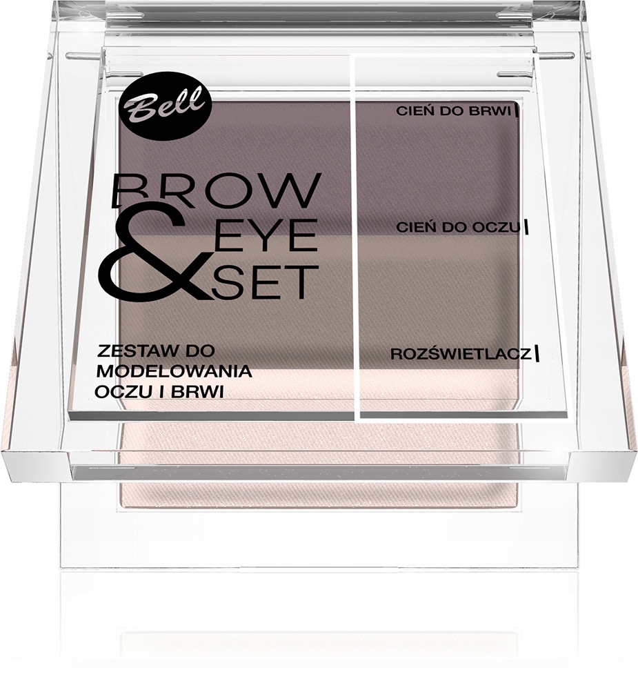 Bell Brow&Eye Set Zestaw modelujący do brwi i oczu 01