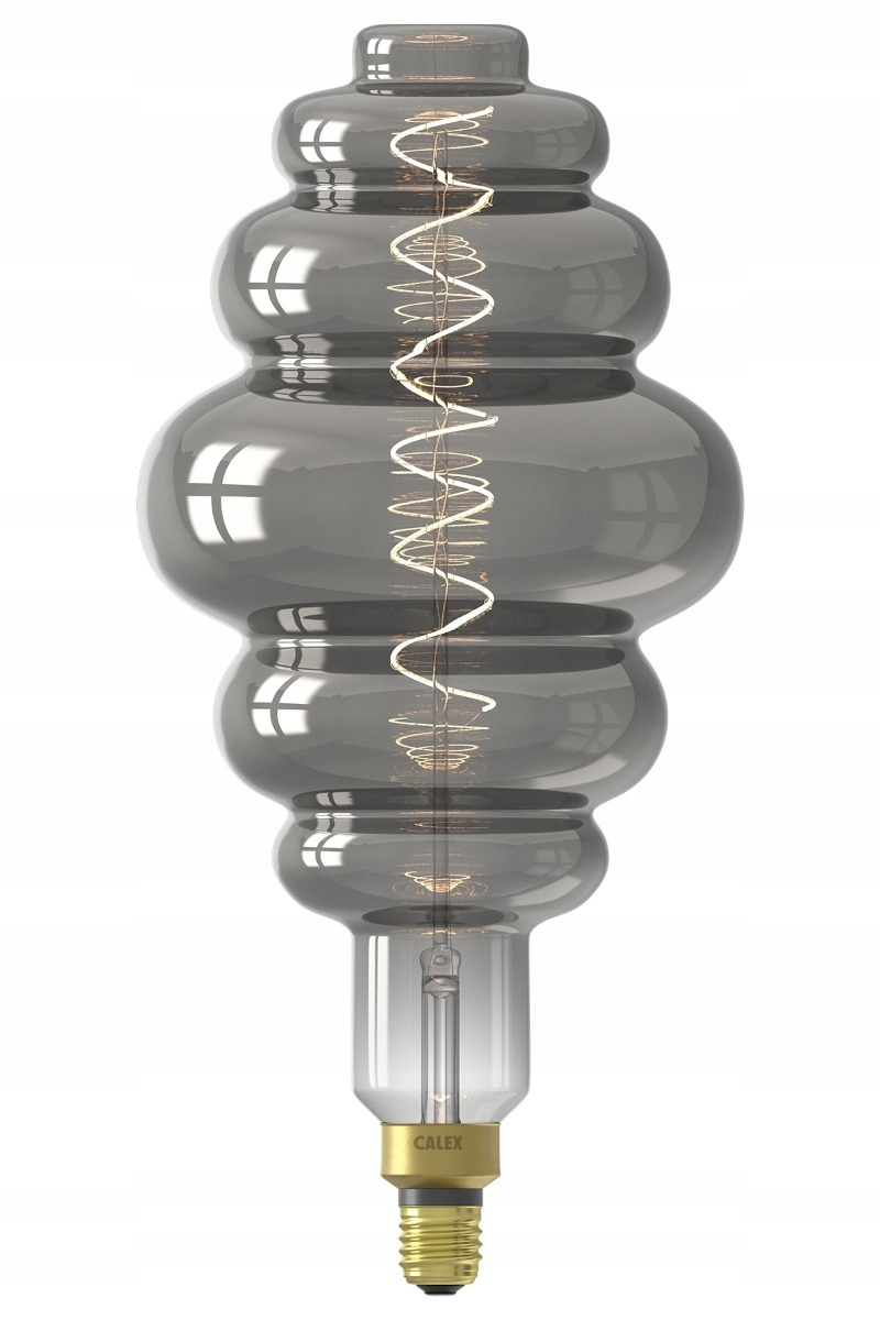 Ozdobná žiarovka Calex veľká retro Paris Led XXL 6W E27 Titanium 2200K 40x20