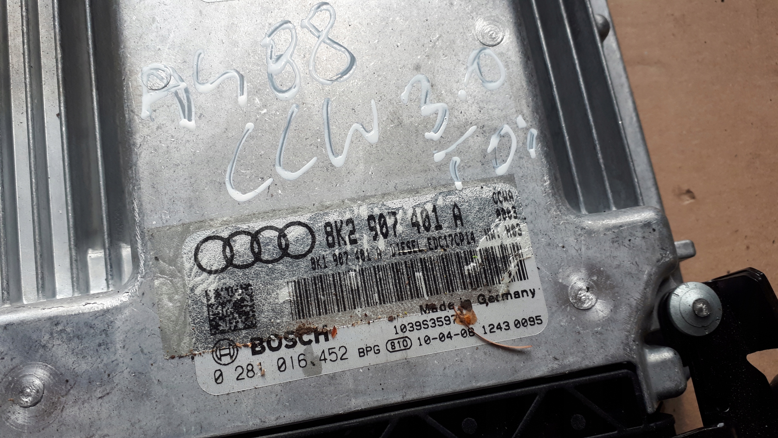 A4 B8 computer Motore 8K2907401A 3.0 TDI A5 8T