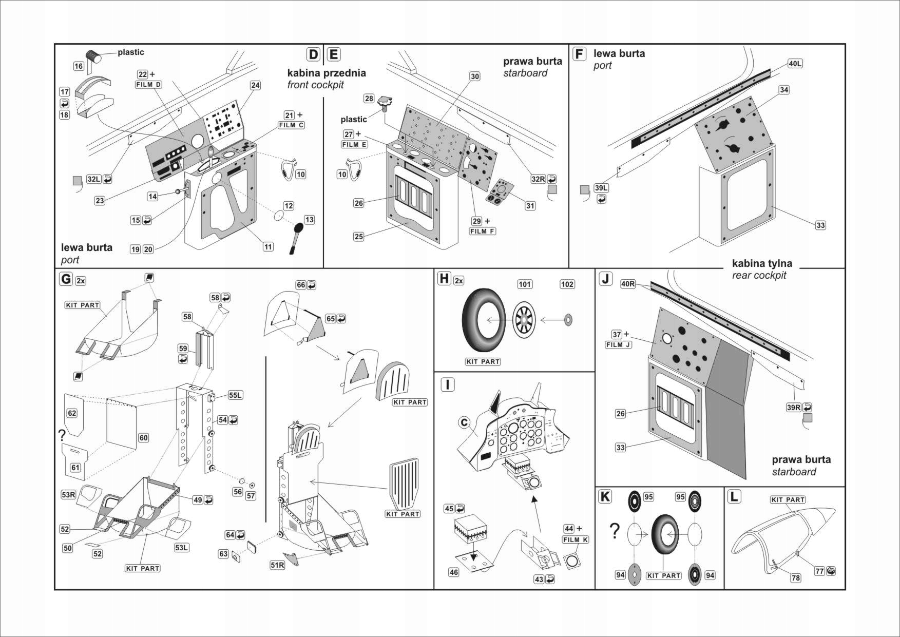Část S48-118 1/48 Sb Lim-2A (trubka)